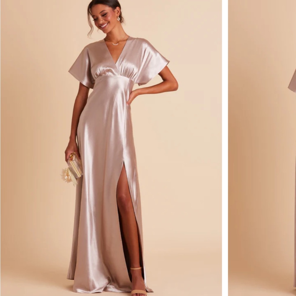 Birdy Grey Jesse Gold Satin Dress